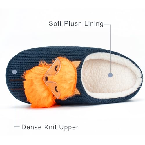 Pairable Animal House Slippers for Women Men Winter Warm Fuzzy Slippers Non Slip Indoor2