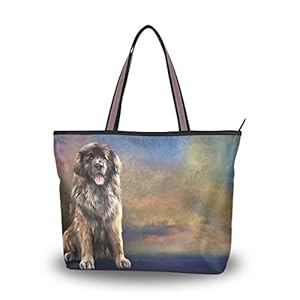 MyDaily Vrouwen Tote Schoudertas Leonberger Hond Handtas