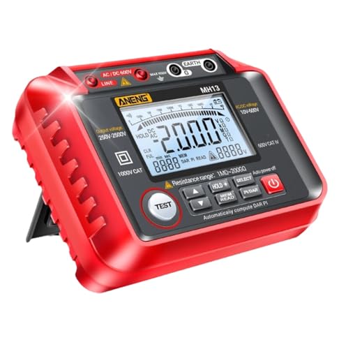 Generic 6831IRT-1/200MO-MH13 1Mω-200Gω Megohmmeter, 250V-2500V Insulation Resistance Tester, 10V-600V Ac/Dc Volt Meter thumb #7