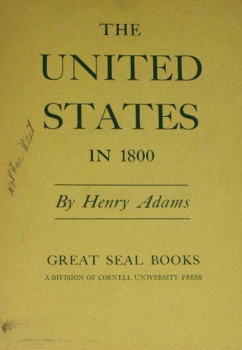 The United States in 1800 B0011UY3KQ Book Cover