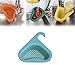 Multifonctionnel Suspendu Égouttoir de Filtrage Égouttoir d'évier Panier de Panier d'évier Passoire d'angle pour évier de cuisine, panier d'évier, panier à linge pour fruits et légumes (Bleu)