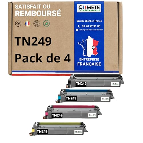 Toners Brother TN-249 compatibles COMETE pour résoudre les impressions pâles sur MFC-L8340CDW