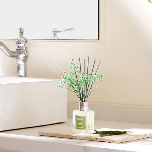 Image of Airkeep Reed Diffuser Set - 3.38 fl oz(100ml) Bamboo Scent Diffuser Home Fragrance Diffuser Set Includes 8 Reed Diffuser Sticks,Home Decor & Office Decor, Fragrance and Gifts