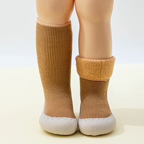 Toddler Girl Shoes,Infant Footwear Winter Shoes Soft Bottom Indoor Non Slip Warm Floor Socks Shoes Kids Shoes3