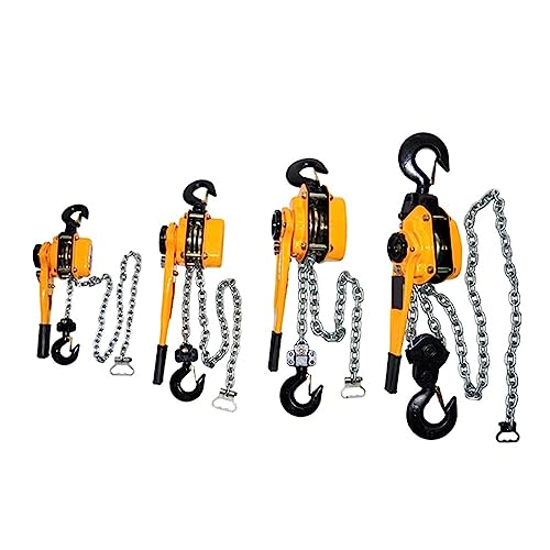 Palan à levier 1T avec chaîne 6m en acier manganèse pour levage manuel - 6
