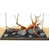 Sans bac ni gravier AquaOne Kit de décoration pour aquarium - Kit complet de pierres - Racine d\'aquarium - Hardscape - N° 18