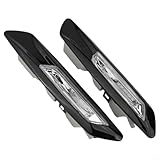 2 x Front-Seitenmarkierungs-Blinkerabdeckung, kompatibel mit 5er-Serie F10 F18 2011–2013 Modelle – direkter Ersatz aus Kunststoff