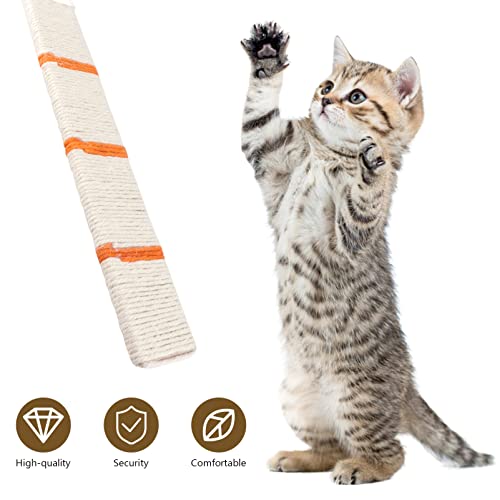 Totority 4119F9SI0573044 Sisal Hanging Scratch Pad, Cat Scratcher Mat Wall Saver Corner thumb #4