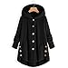 Lxitoler Winter Jackets Women Sherpa Lined Jacket Maternity Winter Coat Plus Size Hooded Sweater Oversized Hoodie