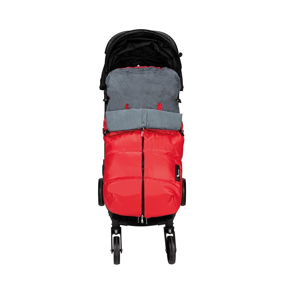 Interbaby Chancelière universelle pour poussette - Modèle LISO rouge