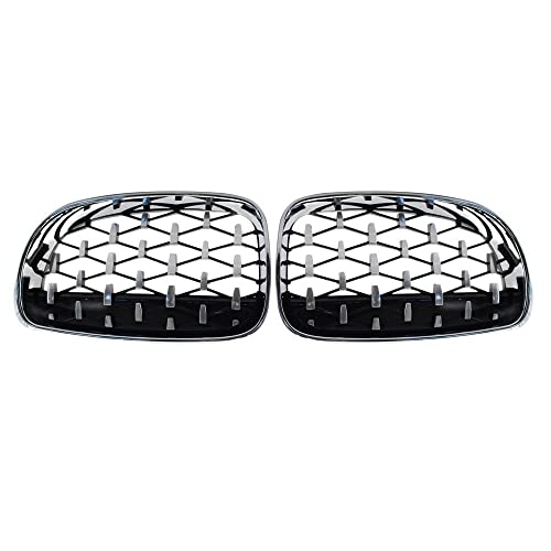 Rejillas delanteras diseño meteorito diamante para renovación de BMW E81 E82 E87 E88 4