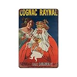 Cognac Raynal 1900 Vintage Biere, Weine und Spirituosen, Jugendstil-Poster, Neuheit, Busted Knuckle,...