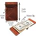 Toros Craft Handmade Slim Money Clip Wallet, Leather Credit Card Holder, Wallet For Men, Minimalist Cash Front Pocket Wallet, Genuine Leather