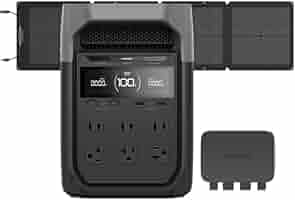 Amazon | EcoFlow DELTA 3 ポータブル電源 と 800W 走行充電器