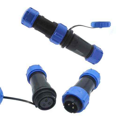 Conector SP2111 de 4 pines con acoplamiento roscado para un flujo de energía estable