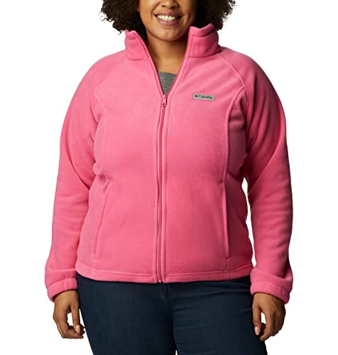 Image of Columbia Women's Discontinued Benton Springs Full Zip, Wild Geranium, 3X