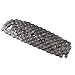 Single Speed for Bike Chain for Fixed Gear Bicycles, 116-Link Steel Chain with Safety Buckle, High Tensile Strength (980KG), Heavy-Duty Silver Chain