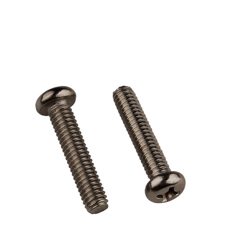5Pcs Titanium M1/M1.2/M1.4/M1.6 DIN7985 Pan Head Screws Round Head Machine Screws M1/1.2/1.4/1.6x3/4/5/6-20mm(M1.4x10)