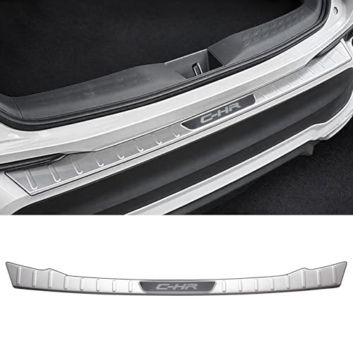 MEKOMEKO トヨタ C-HR 専用 リアバンパーステップガード リアバンパープロテクター 外側 リアバンパー ガード ラゲッジ ステップガード 汚れ防止 傷防止 車種専用設計 アクセサリー TOYOTA C-HR ZYX10 NGX50 全グレード