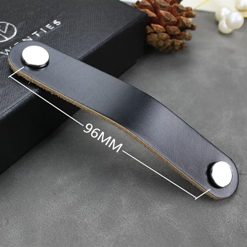 Boutons de porte en cuir de qualité pour commode et meuble haut de gamme - 7