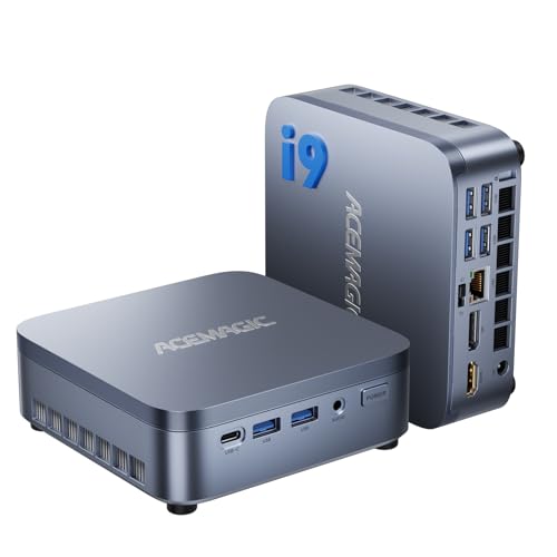 ACEMAGIC �~�jPC �y��14���� i9-14900HX���ځEi9-13900HK��葬���z ������ �Q�[�~���O �ő�5.8GHz 24C/32T �~�j�p�\�R�� �i64GB+4TB�g���\�j Windows11 Pro 4K×3��ʏo�� �t���@�\Ty