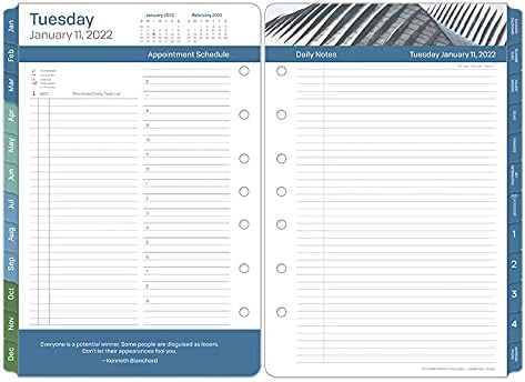 FranklinCovey - Leadership Planner | 2-Page Per Day - Ring-Bound (Classic, Jan 2022 - Dec 2022)