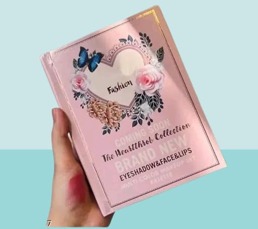 5-in-1 Makeup Book Palette Ideal for Travel and Daily Makeup