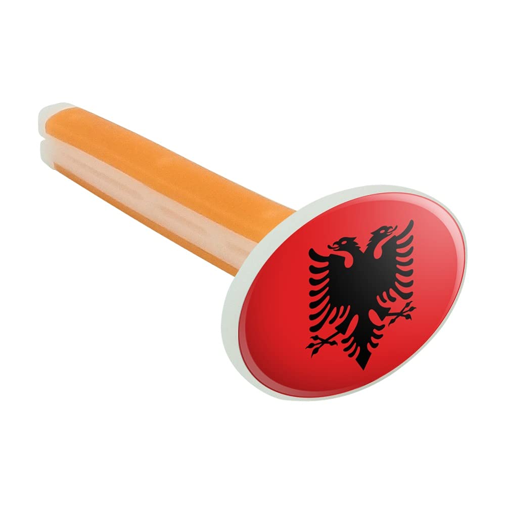 Albania Albanian National Country Flag Car Air Freshener Vent Clip
