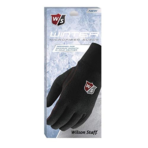 Wilson Staff gant de golf d'hiver homme en microfibre daim noir