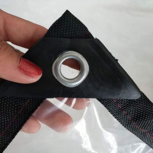 Lona impermeable transparente de alta densidad y aislamiento térmico exterior 4