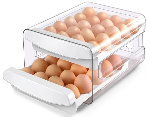 Zagtag Egg Holder 2-Tier, 40 Eggs, Refrigerator Organizer