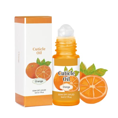 Aceite Cuticulas Uñas,Aceite Hidratante De Cutícula,Para La Reparación De Uñas Secas Y Agrietadas Y El Cuidado De Las Uñas.Cuidado Hidratante Y Fortalecedor Para Las,5 Ml (Orange)