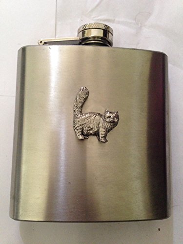 Flasque en inox étanche 177 ml, l'idée cadeau idéale pour amoureux de chats