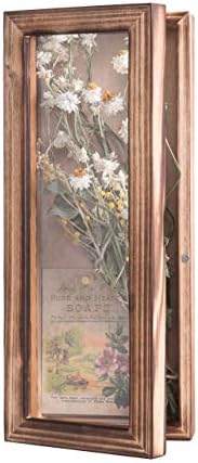 Freezing point Shadow Box Frame 5x12.5 Flower Shadow Box Pin Disp...