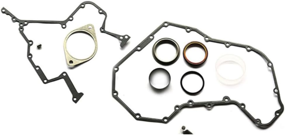 3936256 Timing Gear Case Housing Seal Kit Fits for Dodge Ram Cummins 1994 1995 1996 1997 1998 12V 5.9L - 6B, 6BT Diesel Replace OE 3936256 3935959