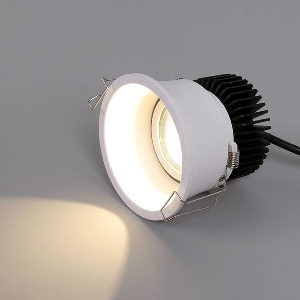 Spot de plafond LED encastré et ajustable 4000K pour l'éclairage directionnel de la maison