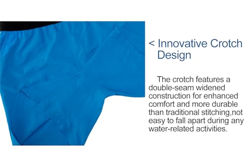 Mens Swim Trunks 6" Quick Dry Swim Shorts with Mesh Lining Swimwear Bathing Suits with Zipper Pocket4