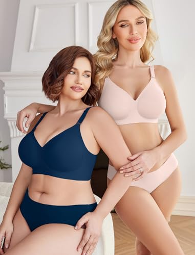 Image of Avidlove Wireless Bras for Women Push Up No Underwire Bra Full Coverage Seamless Bralettes Support Comfortable Everyday Bra
