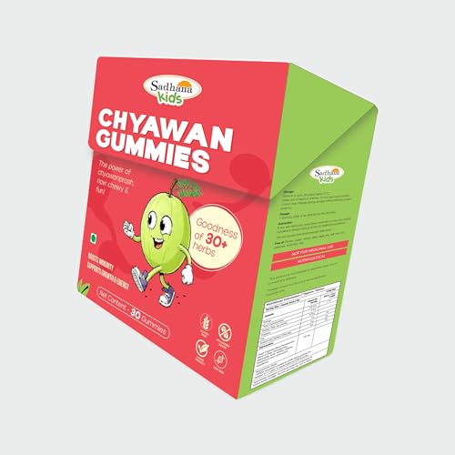 Image of Sadhana Ayurvedics Chyawan Gummies | Power of Chyawanprash | Ayurvedic Immunity Booster for Kids & Adults| Herbal Gummie for Boosts Energy, Stamina, Growth| Wellness in a Gummy - 30 Gummies