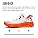 Kricely Men's Trail Running Shoes for Hiking Trekking Cross Training Breathable Slip on Walking Tennis Fashion Sneakers Lightweight Workout Gym Footwear Outdoor Jogging White Size 10
