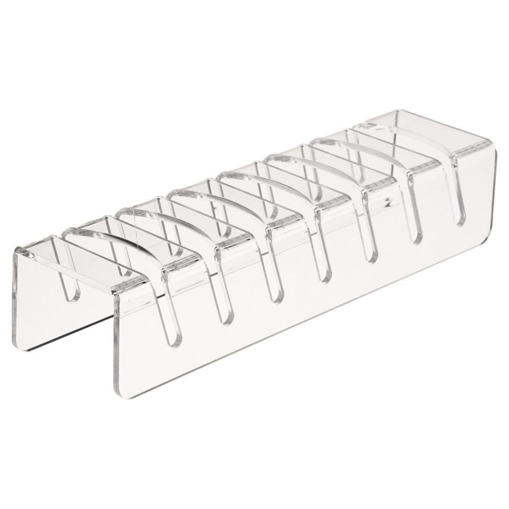 CTRLZS Hat Organizer Hat Rack for Baseball Caps,Acrylic Hat Holder Stand for 7 Baseball Caps for Bedroom, Closet, Dresser,A