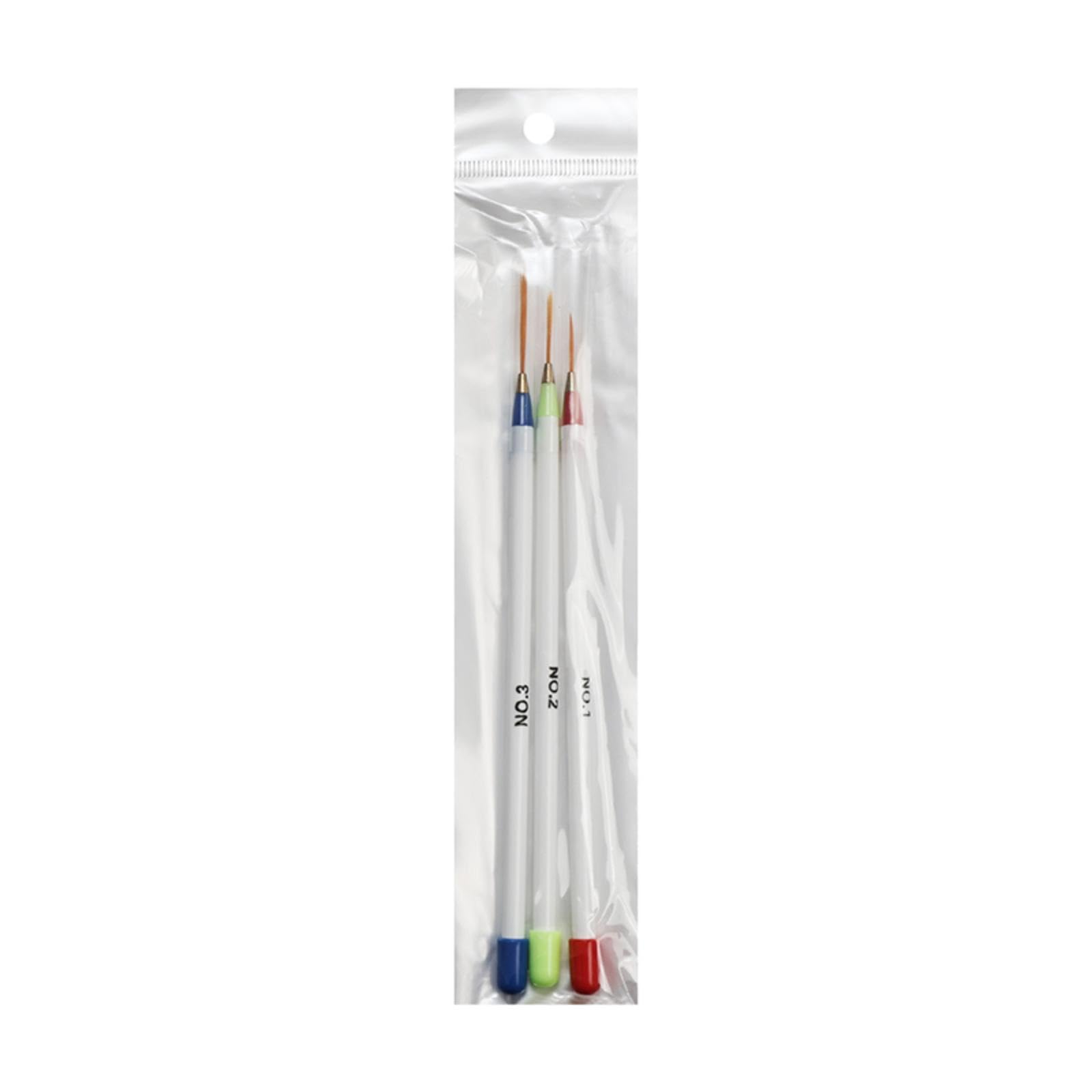 Nagelpinsel-Stift 3 teile/satz Nagelkunst-Liner-Bürsten-Set, längliche Streifen zeichnung, profession elle UV-Gel-Nägel Kunst-Mal stift, Maniküre-Werkzeug