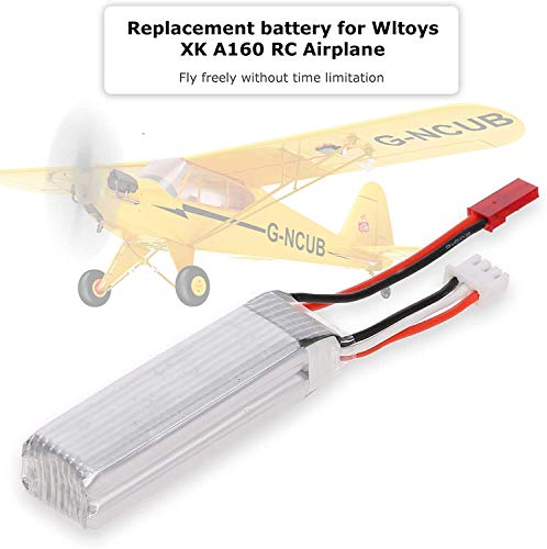 XK A160 RC Airplane 7.4V 600mAh Rechargeable Lithium Battery Aircraft Spare Parts Glider Accessory - Thumbnail 2