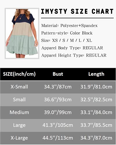 Image of Imysty Womens Boho Floral Ruffle Sleeve Babydoll Loose Flowy Casual Summer Pleated Mini Dress