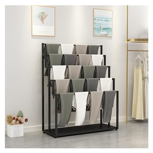 UWYTGF Scarf Display Stand,Pivoting Round Scarf Display Stand,Height Adjustable Scarf Holder Organizer,Scarf Hanging Rack for Boutique Clothing Store Home