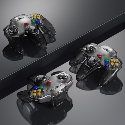Image of Wireless N64 Controller Made for Switch 1 & 2, N64 Console, (Gunmetal Grey)