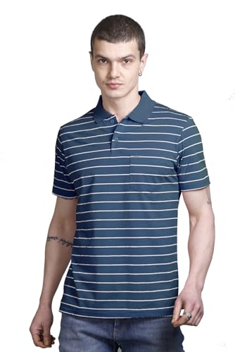 Image of GODFREY Half Sleeve Cotton Polo T Shirt for Man with Pocket - Regular fit Men Tshirts