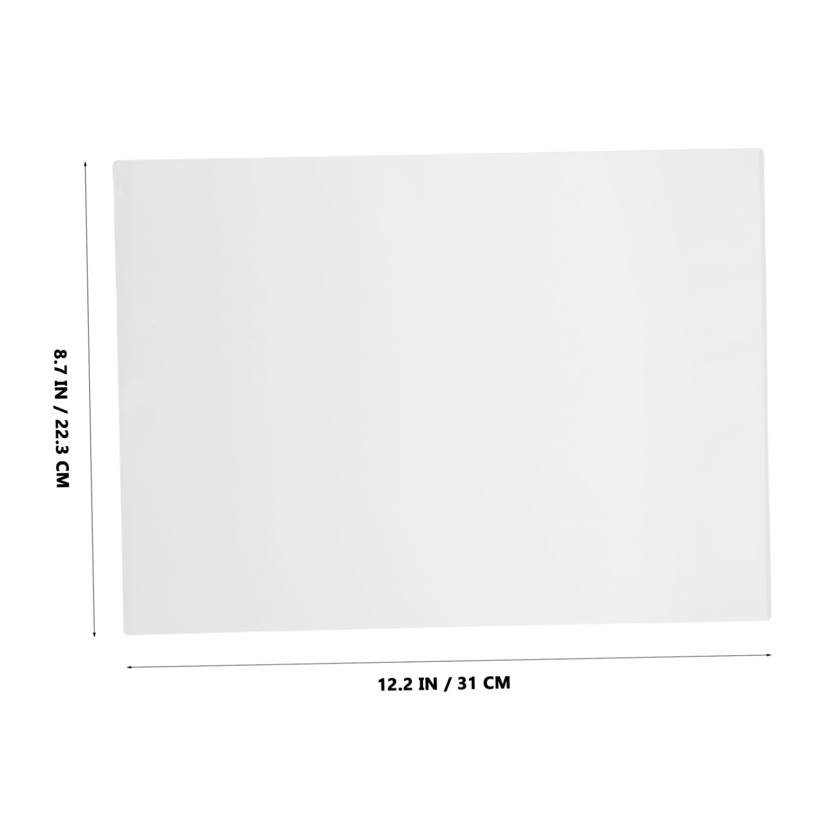 NUOBESTY 100 Pezzi Trasparenti Per Laminazione in Pet Pellicola Per Laminazione in Plastica Fogli Trasparenti Per Fotografica