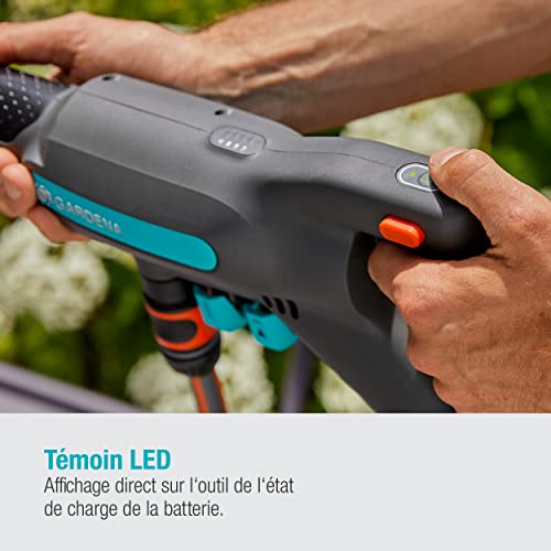 Nettoyeur moyenne pression GARDENA AquaClean 24 / 18V P4A Batterie 18V fournie Kit complet 14800 20 - vue 6