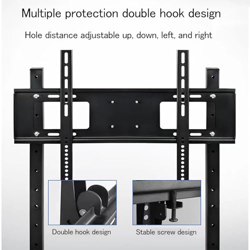 Soporte para TV portátil con ruedas y giro miniatura 4